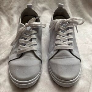 fabkids White Lace-Up Kids Sneakers